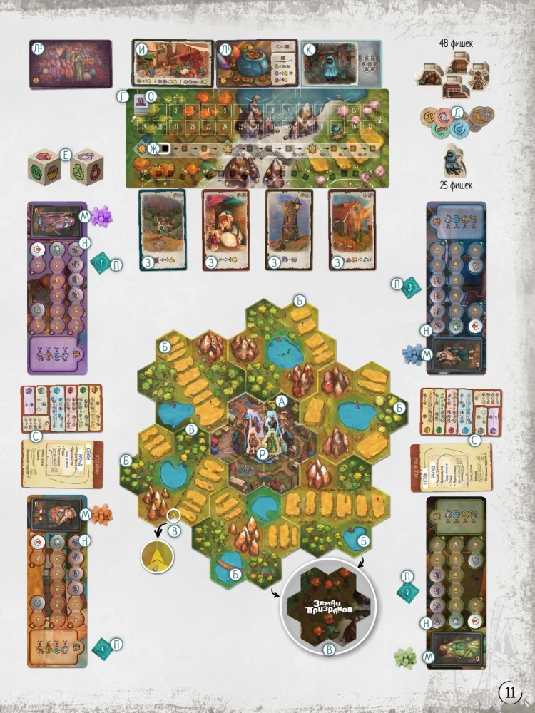 Board Game - Lands of Ghosts